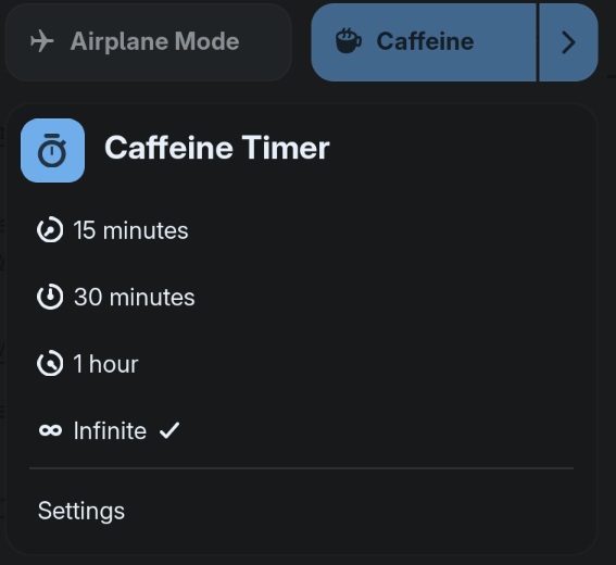 Caffeine Demonstration