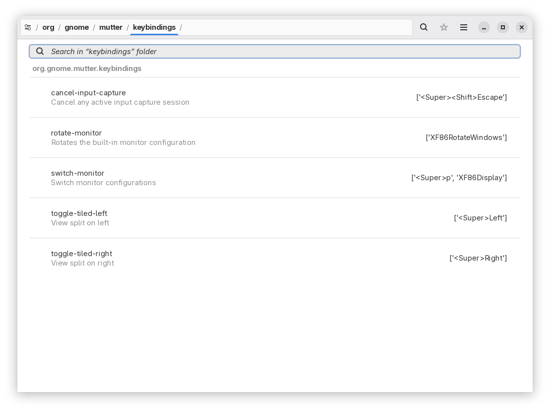 Dconf Editor