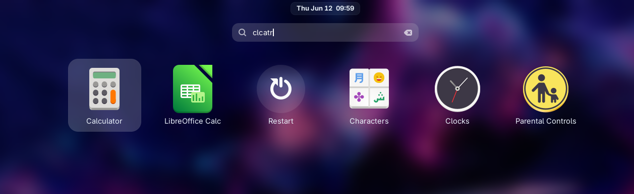GNOME Fuzzy App Search